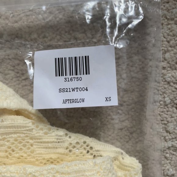 Aime Leon Dore Rico Shirt AfterGlow lace size XS crochet Woven Button - Picture 4 of 6